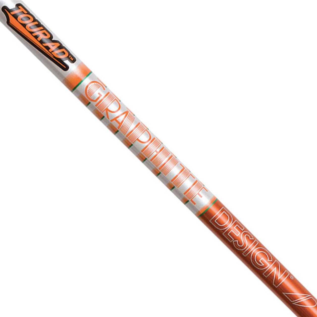 Graphite Design Tour AD DI utility and driving iron shaft in graphite finish, designed for golf clubs and enhanced performance.