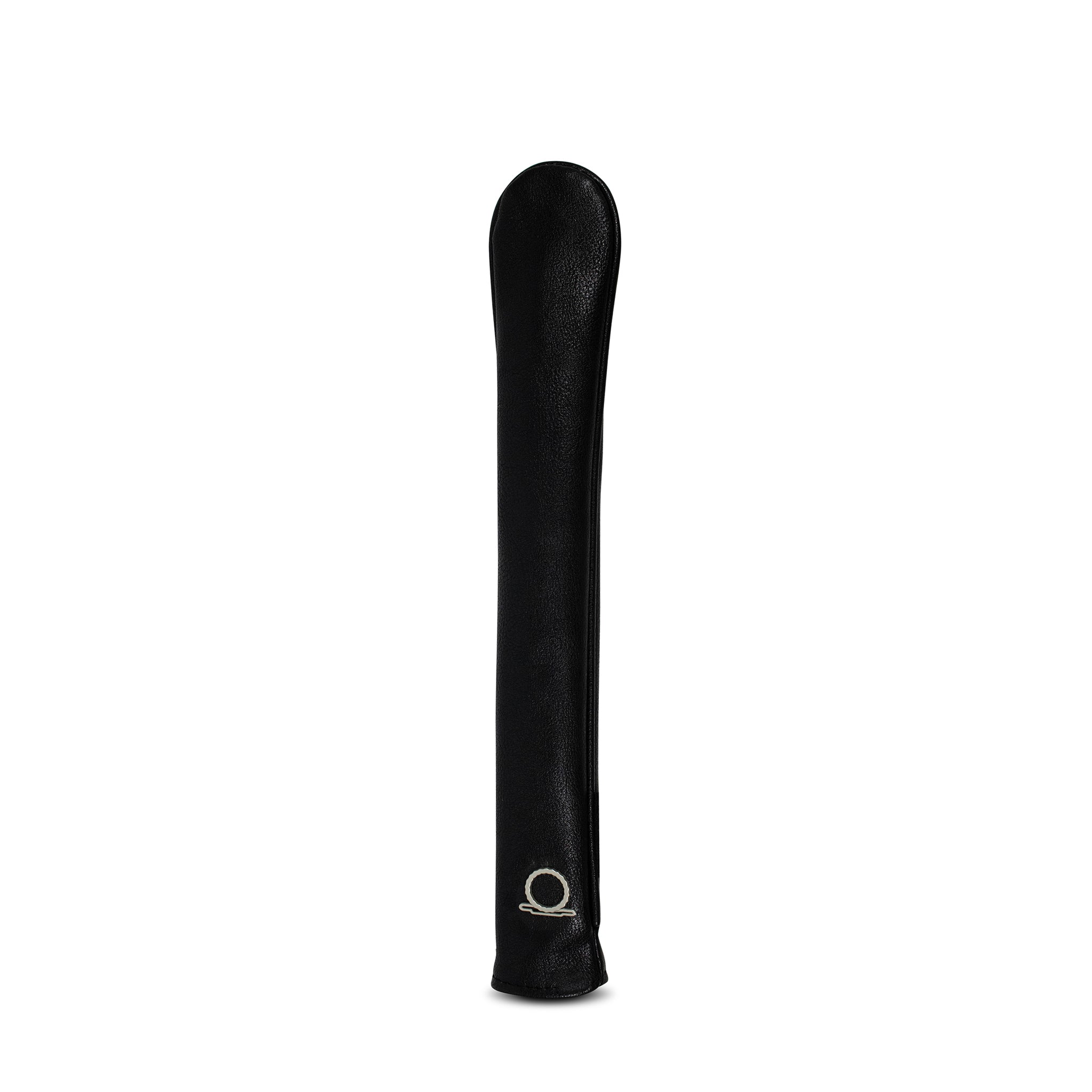 Bunker Ball Golf Lights Out Alignment Stick Headcover, navy and gray headcover for golf club protection and alignment.