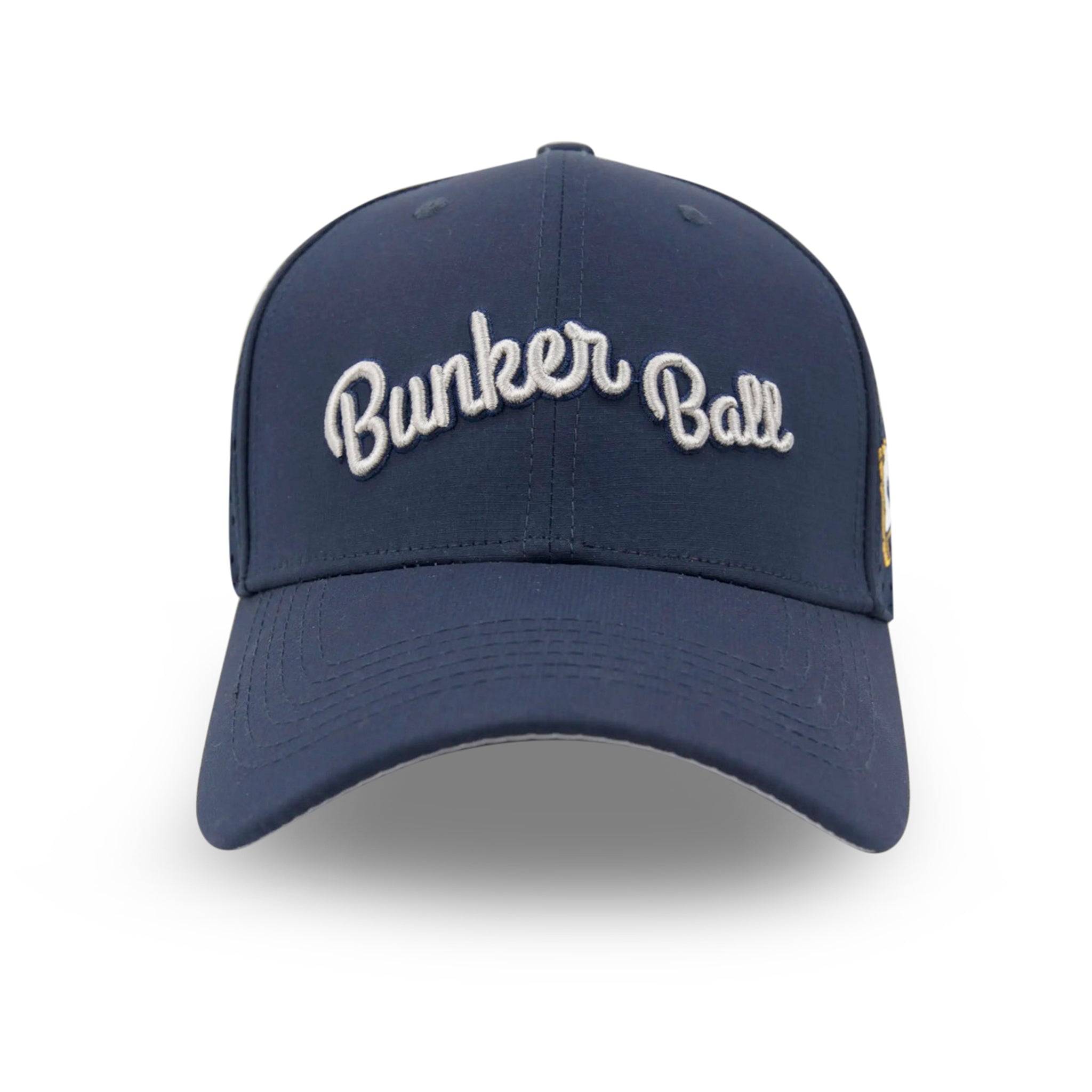 Bunker Ball Classic Tour Cap by Bunker Ball Golf, stylish golf hat with adjustable strap and embroidered logo on the front.