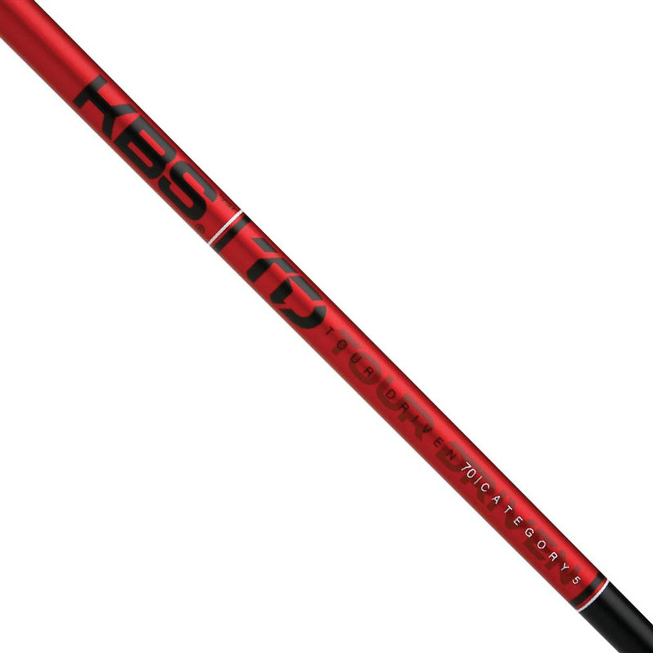 KBS TD matte black driver/wood shaft with graphite material and lightweight design for golf club performance.