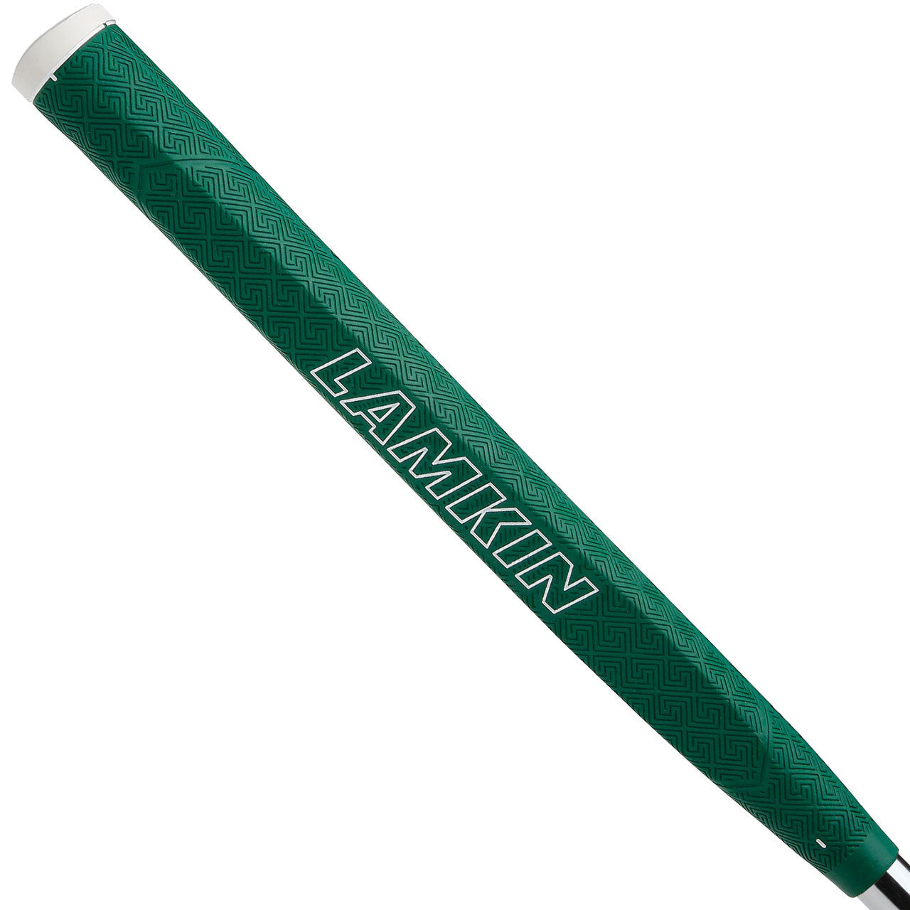 Green Lamkin Deep Etched Sink Fit Pistol Putter Grip showing textured surface and ergonomic design for improved grip.