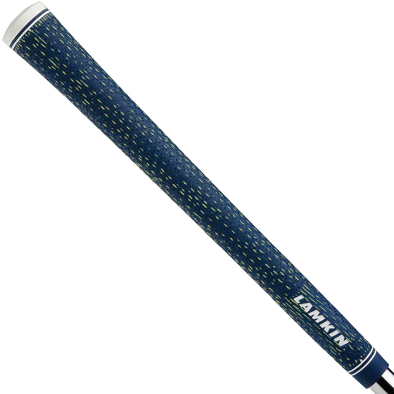 Blue Lamkin UTx golf grips with textured surface and ergonomic design for improved grip and comfort during play.