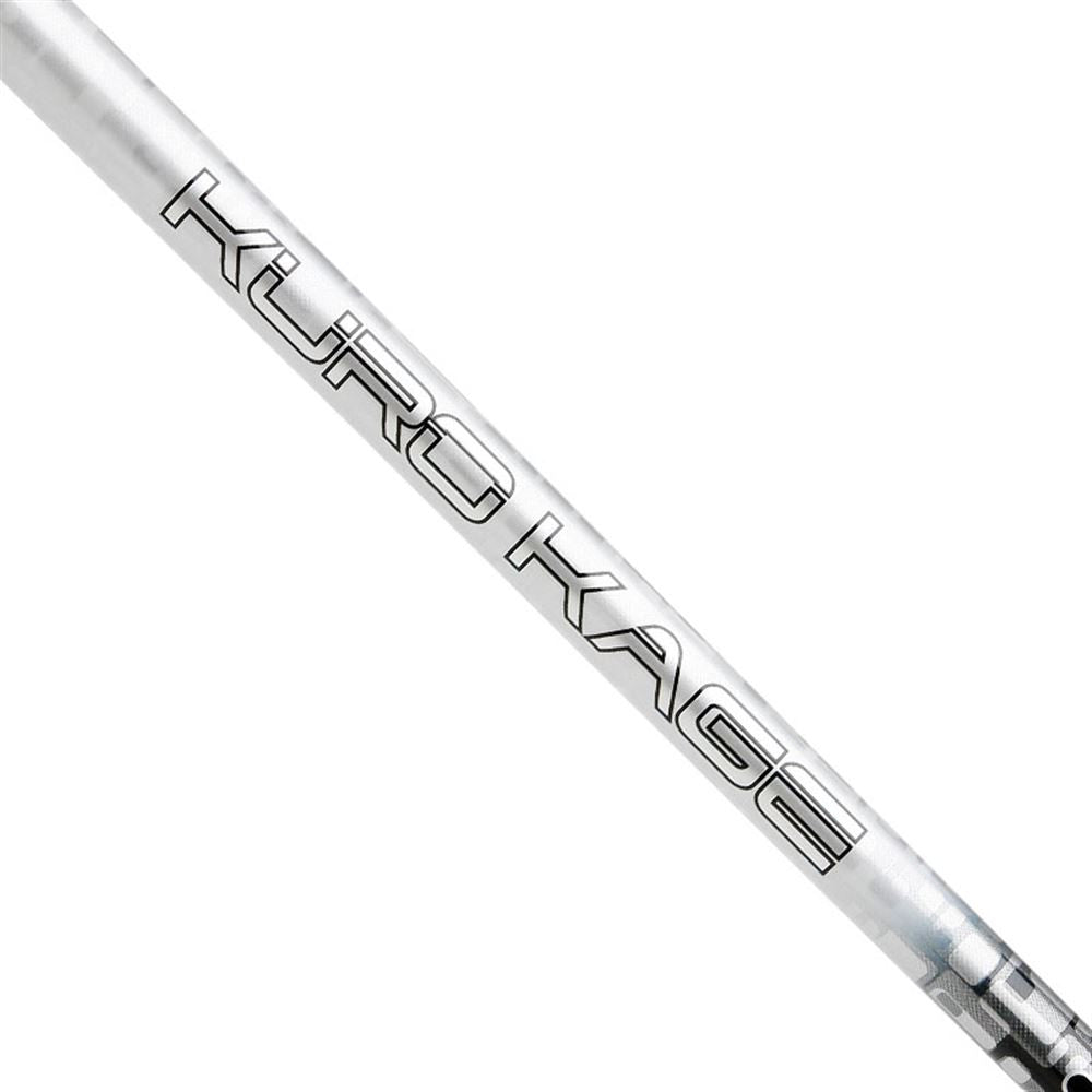 Mitsubishi Kuro Kage Silver driver wood shaft with graphite material and sleek silver finish for golf club customization.